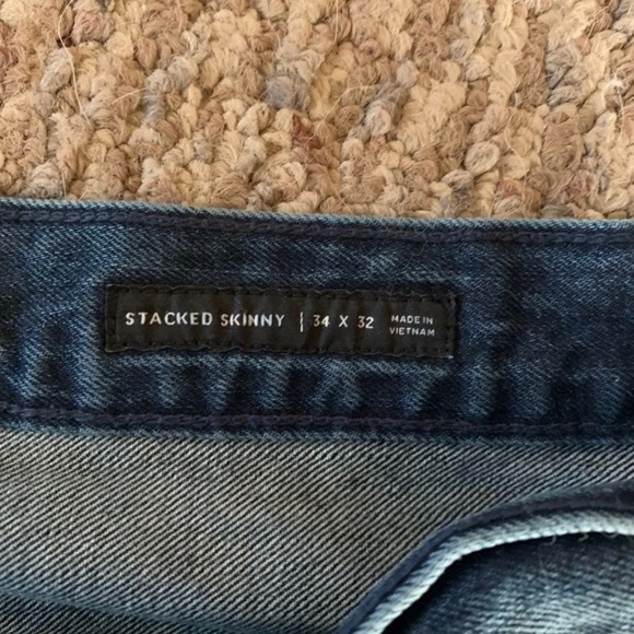 PacSun Stacked Skinny Jeans x2 - Picture 2 of 4